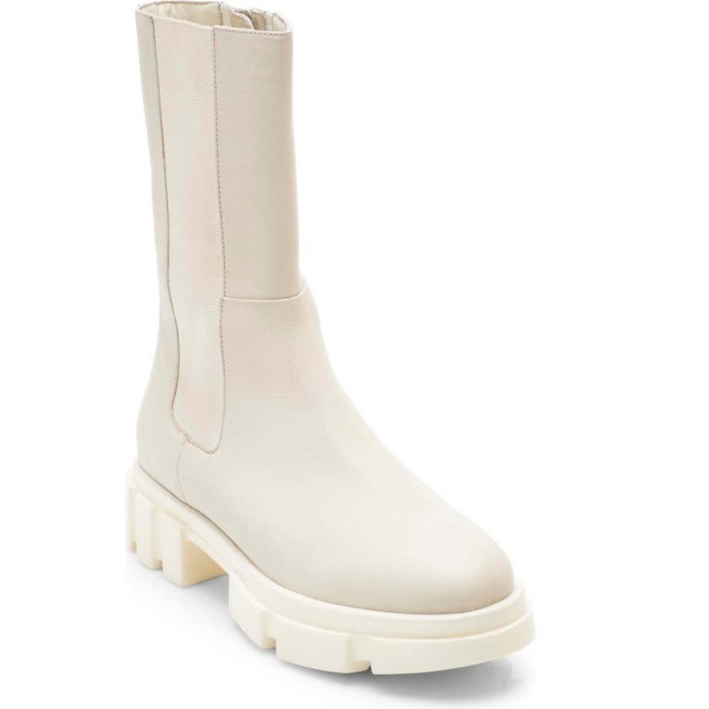 Free People Brooks Midcalf Chelsea Boots, Chalk - NIB - Picture 2 of 6